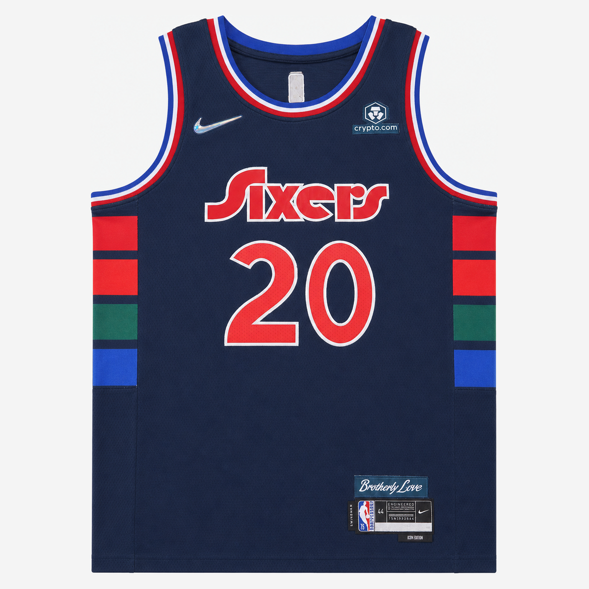 גופיית כדורסל פילדלפיה 76׳ מספר 20 כחול כהה 2022