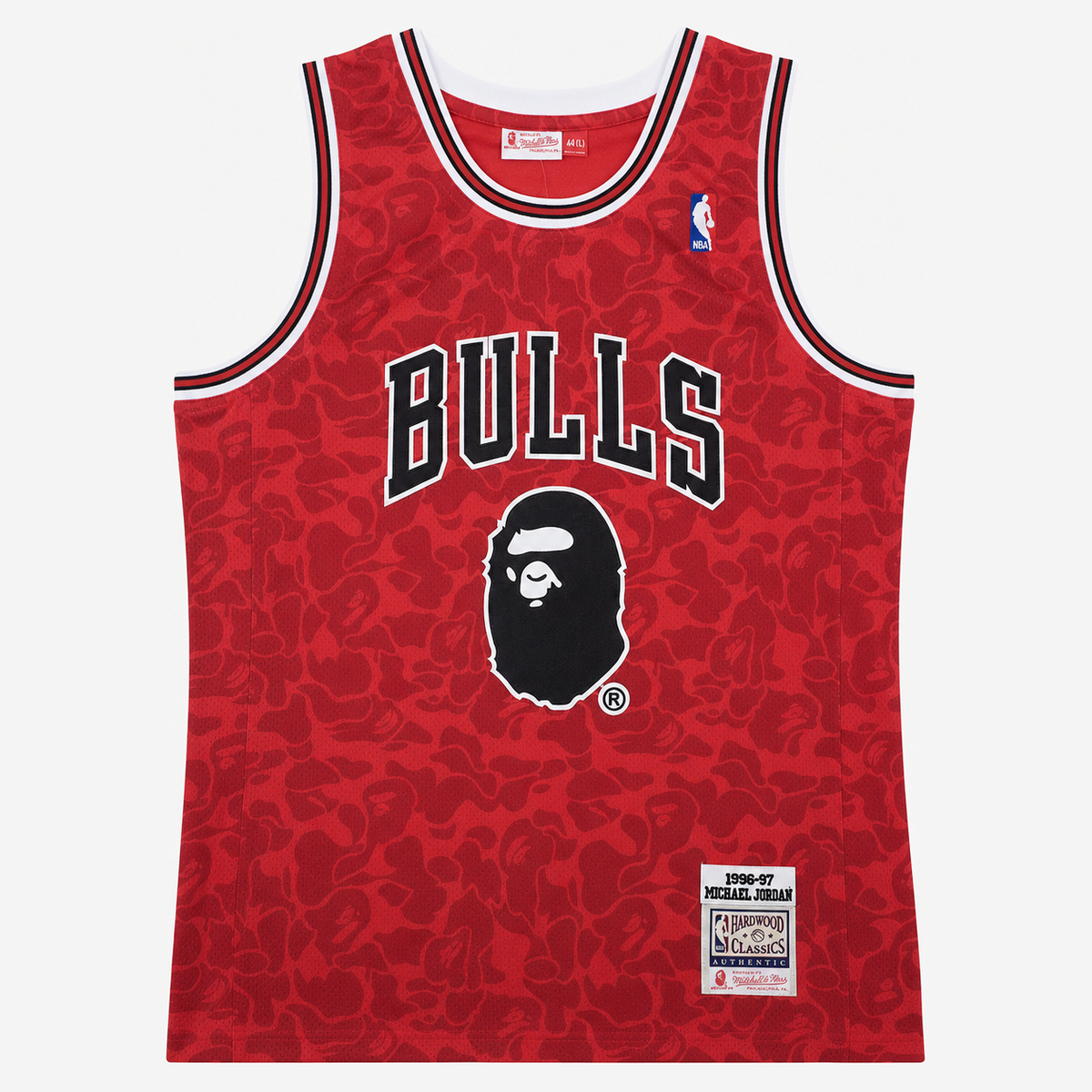 גופיית כדורסל BAPE מספר 23 אדום מהדורה משותפת